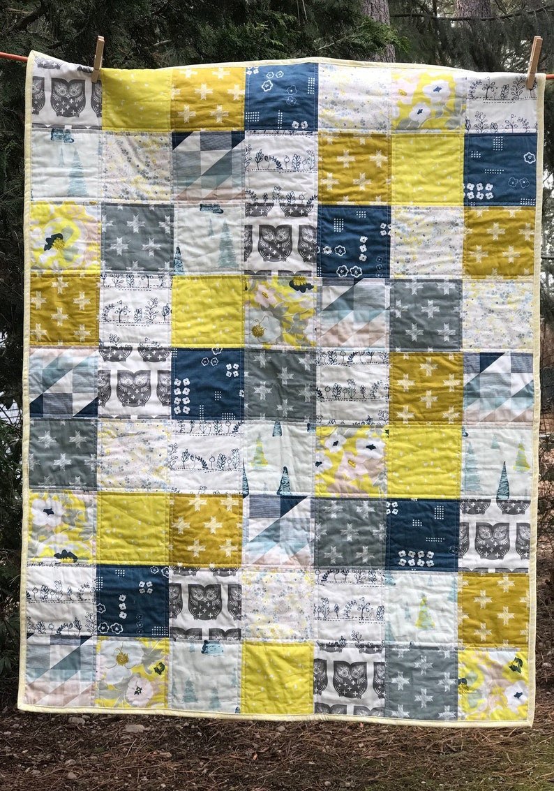 Heartland Meadows Crib Quilt Blanket - The QuilTea Corner