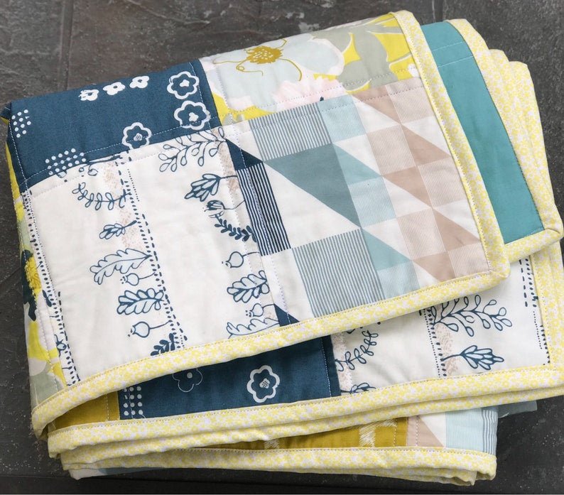 Heartland Meadows Crib Quilt Blanket - The QuilTea Corner