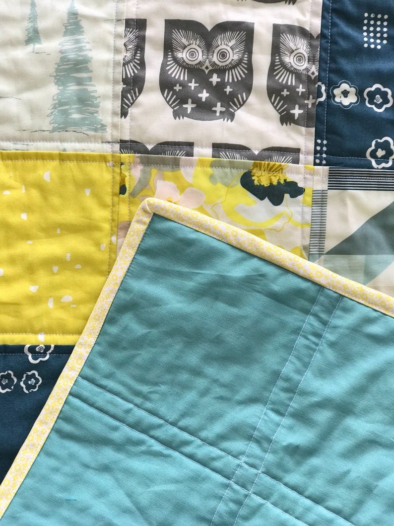 Heartland Meadows Crib Quilt Blanket - The QuilTea Corner