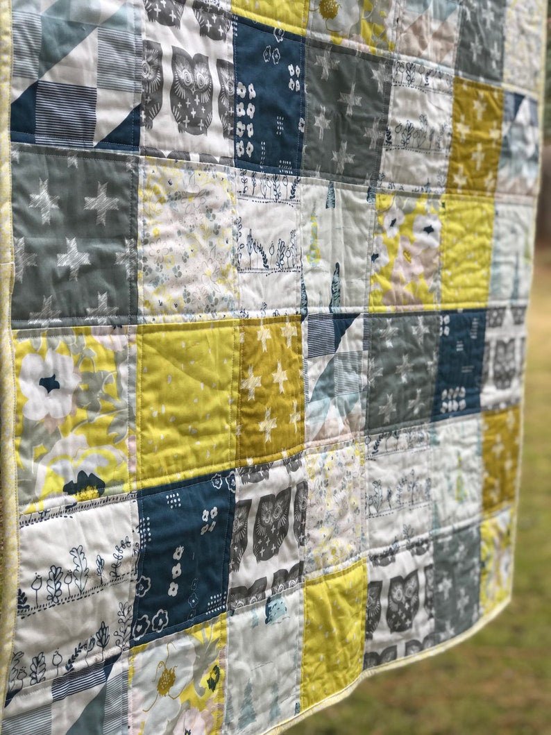 Heartland Meadows Crib Quilt Blanket - The QuilTea Corner