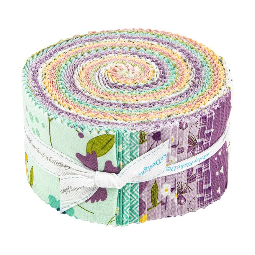 Hello Spring 2 1/2 Inch Rolie Polie Fabric - The QuilTea Corner