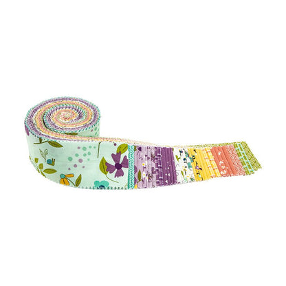 Hello Spring 2 1/2 Inch Rolie Polie Fabric - The QuilTea Corner