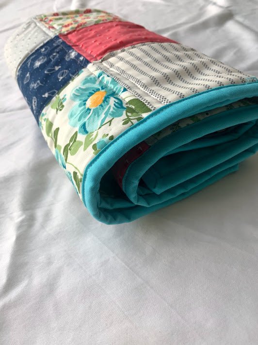 Homestead Patchwork Handmade Baby Quilt Blanket - The QuilTea Corner