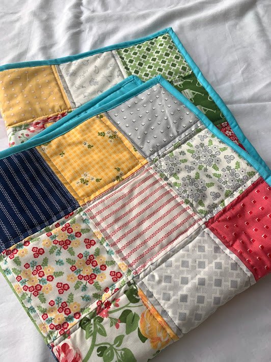 Homestead Patchwork Handmade Baby Quilt Blanket - The QuilTea Corner