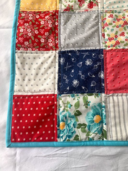 Homestead Patchwork Handmade Baby Quilt Blanket - The QuilTea Corner