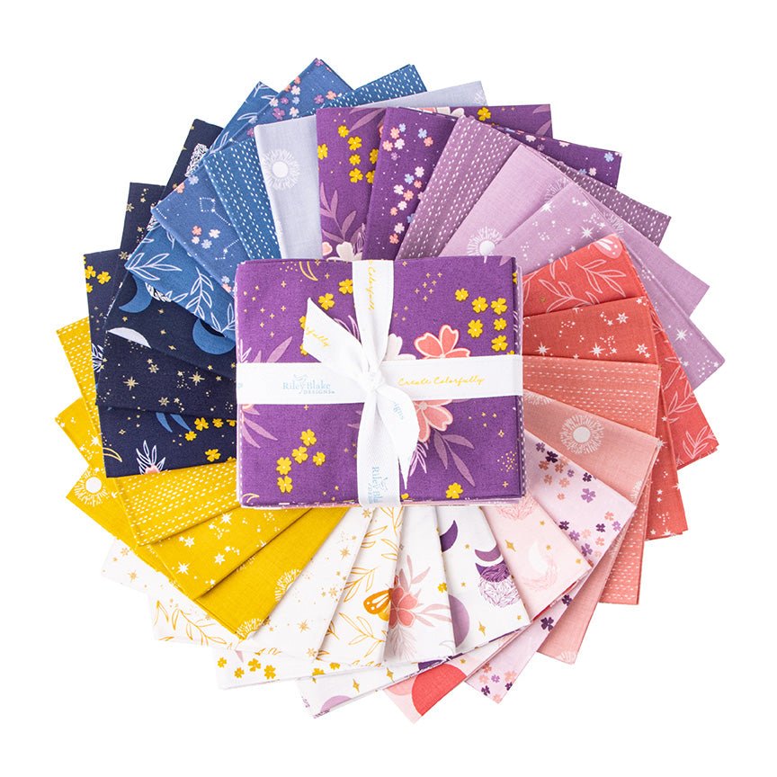 Moonchild 25 Pc Fat Quarter Bundle by Riley Blake Designs - The QuilTea Corner