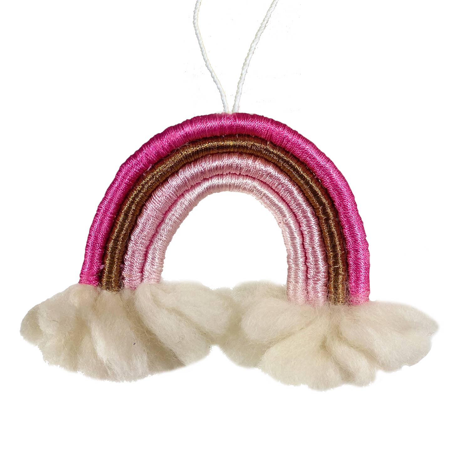 Pink/Copper Rainbow Wrap Ornament - The QuilTea Corner